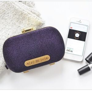 Stelle Mini Clutch Bluetooth Speaker - Purple *NWT